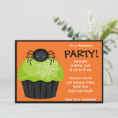 Halloween-Party-Einladung Einladung (Stehend Vorderseite)