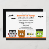 Halloween-Party-Einladung Einladung (Vorne/Hinten)