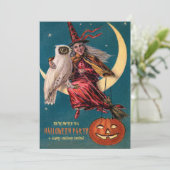 Halloween-Party-Einladung Einladung (Stehend Vorderseite)