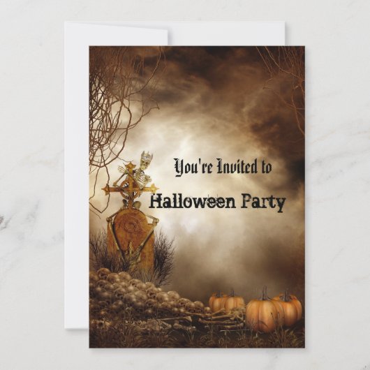 Halloween-Party-Einladung Einladung (Vorderseite)