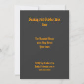 Halloween-Party-Einladung Einladung (Rückseite)