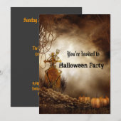 Halloween-Party-Einladung Einladung (Vorne/Hinten)