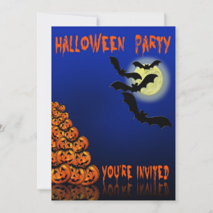 Halloween-Party-Einladung Einladung