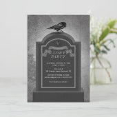 Halloween-Party-Einladung Einladung (Stehend Vorderseite)