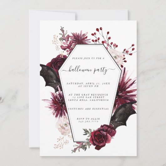 Halloween-Party Einladung Flyer (Vorderseite)