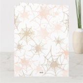 Halloween-Party Einladung Grußkarte (Rückseite)