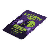 Halloween Party Einladung Halloween-Party Magnet (Linke Seite)