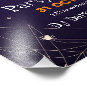 Halloween-Party Einladung, Horror Party Halloween Fotodruck (Ecke)