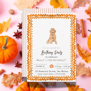 Halloween-Party Einladung Hund halloween Ästhetik