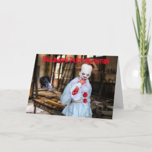 Halloween-Party Einladung. Karte