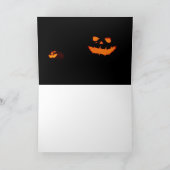 Halloween-Party Einladung. Karte (Innenseite)