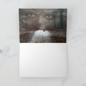 Halloween-Party Einladung. Karte (Innenseite)