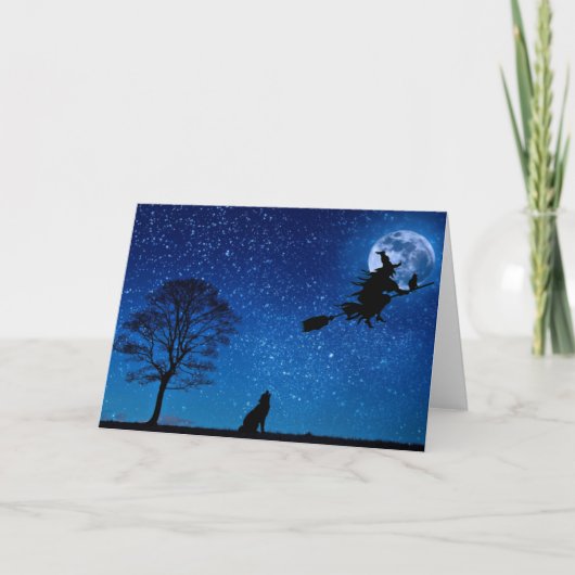 Halloween-Party Einladung. Karte (Vorderseite)