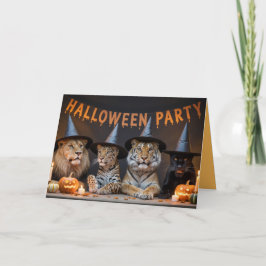 Halloween-Party-Einladung Karte
