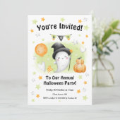 Halloween-Party Einladung Little Boo (Stehend Vorderseite)