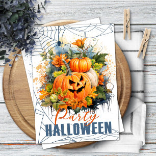 Halloween-Party Einladung mit Fun Pumpkins