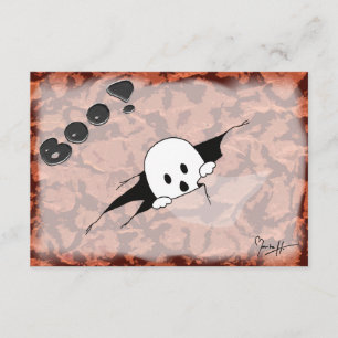 Halloween-Party-Einladung - niedlicher Geist Einladung