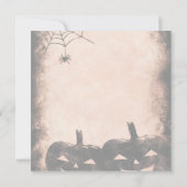 Halloween-Party Einladung Niedlicher Ghost-benutze (Rückseite)