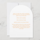 Halloween-Party Einladung Owl Witz (Rückseite)