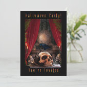 Halloween-Party-Einladung - Raben-Höhle Einladung (Stehend Vorderseite)