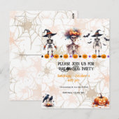 Halloween-Party Einladung - Spooktacular Party Postkarte (Vorne/Hinten)