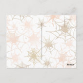 Halloween-Party Einladung - Spooktacular Party Postkarte (Rückseite)