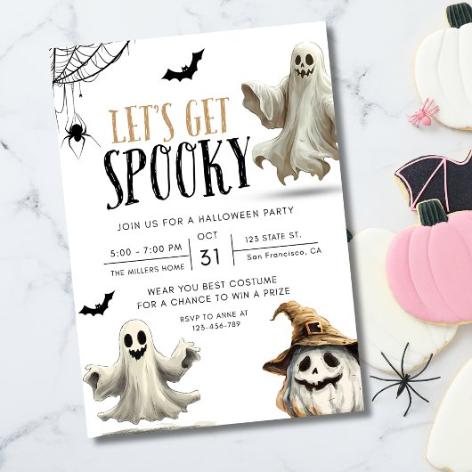 Halloween-Party Einladung, Spooky Night Halloween Einladung