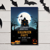 Halloween-Party Einladung, Spooky Night Halloween Einladung