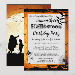 Halloween Party Einladung Trick-oder-Leckerei
