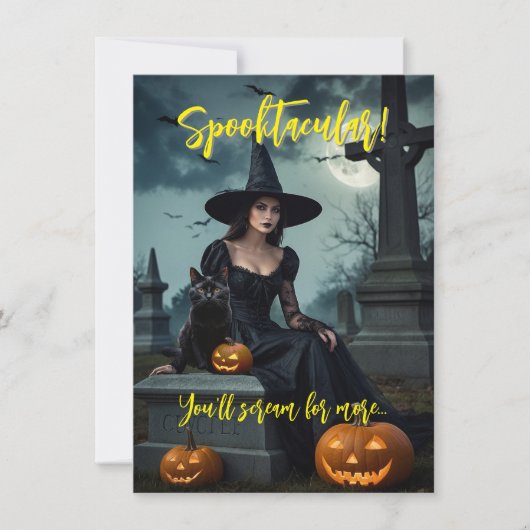 Halloween-Party Einladung v4 (Vorderseite)