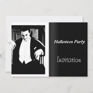 Halloween-Party-Einladung Vintage-Filmnacht Einladung