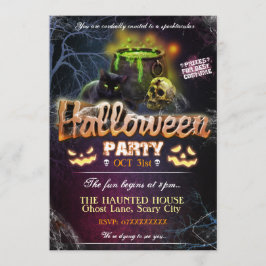 Halloween-Party-Einladung völlig kundengerecht Einladung
