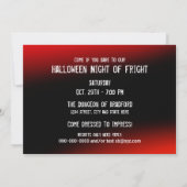 Halloween-Party Einladung - Vollmond - blutig (Rückseite)