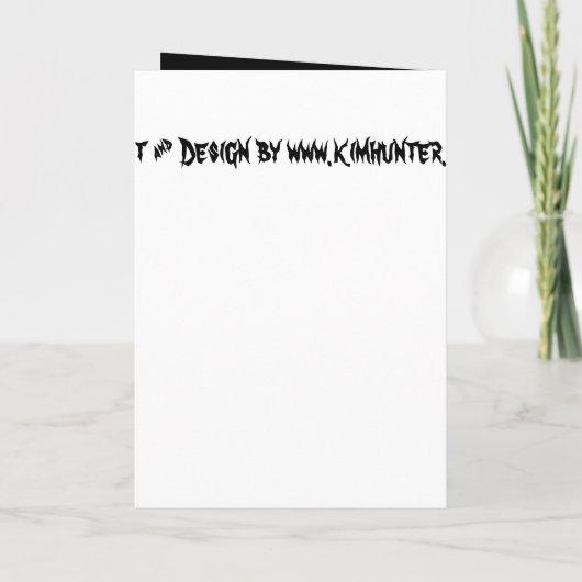 Halloween-Party Einladungen benutzerdefinierte Hal (Rückseite)