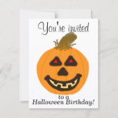 Halloween Party Einladungen CUSTOMIZE (Vorderseite)