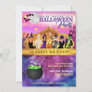 Halloween-Party-Einladungen Einladung