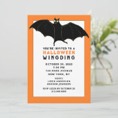 Halloween-Party-Einladungen Einladung (Stehend Vorderseite)