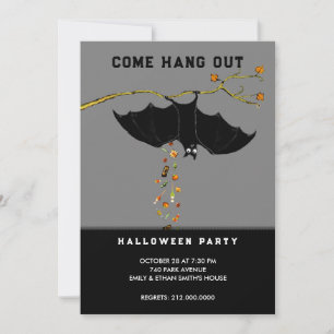 Halloween-Party-Einladungen Einladung