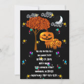 Halloween-Party-Einladungen für Pumpkin Einladung (Vorderseite)