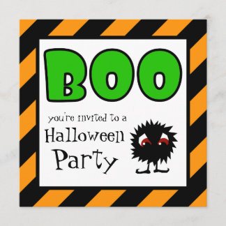 Halloween-Party Einladungen Little Meanie BOO