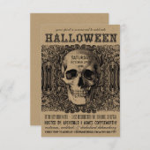 Halloween-Party Einladungen - Steampunk Kraft (Vorne/Hinten)