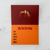 Halloween-Party Einladungen Zombie Custom Cards (Innenseite)