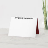 Halloween-Party Einladungen Zombie Horror Karten (Rückseite)