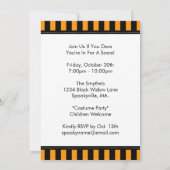 Halloween-Party-Einladungs-Hexe-Hut Einladung (Rückseite)