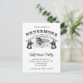 Halloween-Party Einladungspostkarte (Stehend Vorderseite)