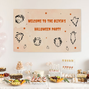 Halloween-Party-Erwachsene Vintage-Gotisch-Totenko Banner