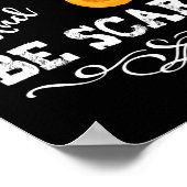 Halloween-Party essen Drink & Be Beängstigend Pump Poster (Ecke)