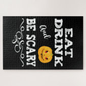 Halloween-Party essen Drink & Be Beängstigend Pump Puzzle (Horizontal)