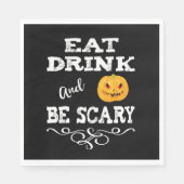 Halloween-Party essen Drink & Be Beängstigend Pump Serviette (Vorderseite)
