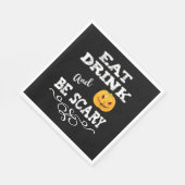 Halloween-Party essen Drink & Be Beängstigend Pump Serviette (Ecke)